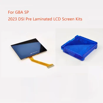 2023 DSI, елипса, предварително ламиниран комплекти екрани със задно осветление за GBA SP, комплекти за LCD дисплеи със задно осветление яркост за GameBoy Advance SP