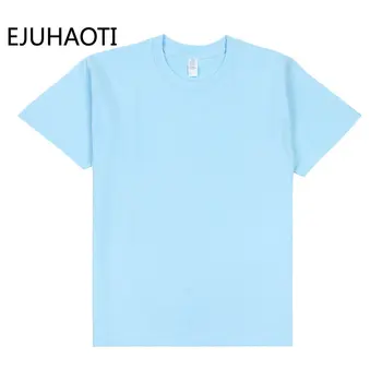 35 цвята, чист памук, без къс ръкав, дамски открийте проста универсална тениска оверсайз, ежедневни утепленная базова риза Four Seasons, върхове