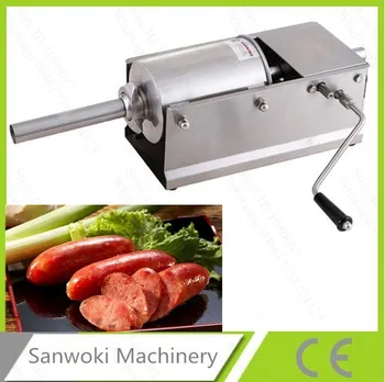 3Л Ръчна машина за пълнене на колбаси; Търговска машина за пълнене на колбаси от неръждаема стомана 304