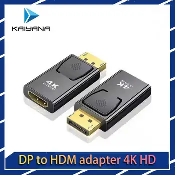 4K 1080P DP КЪМ HDMI-съвместим Адаптер За монитор на компютъра Конвертор Позлатен/никелирани Конектора DisplayPort КЪМ HDMI-съвместим Горещ
