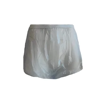 Langkee Haian, пластмасови памперси за възрастни, гащи от ABDL PVC, 3 предмет, цвят прозрачен