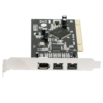 PCI карта видео заснемане 2-портов 1394B + 1-портов 1394A компютърна карта 1394 PCI карта видео компресия 2B + 1A