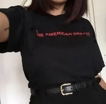 Skuggnas Американската мечта 1931 Тениска Дамски Унисекс Модни Tumblr Скъпа Ежедневни Риза в стил гръндж Harajuku естетически Върхове