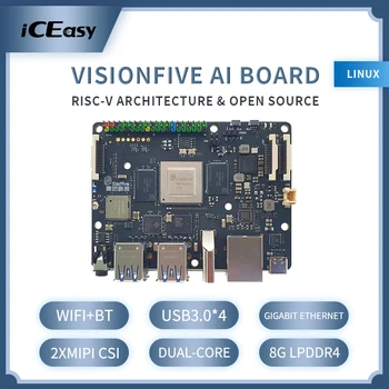 StarFive VisionFive AI Board JH7100 SoC 8 GB с отворен код с RISC-V Fedora Linux