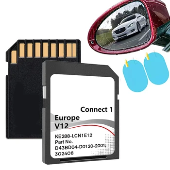 Автомобилни GPS аксесоари SD карта за навигация, карти на Европа осъвременена версия V12 за Nissan Connect 1 версия за спътникова навигация