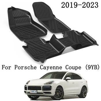 Автомобилни Постелки LHD За Porsche Cayenne Coupe 9YB 2019 2022 2023 TPE С лявата ръка Работи, Автоматични Автомобилни Постелки, Аксесоари За Килими
