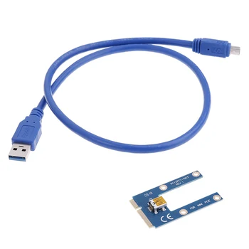 Адаптер Mini pcie USB 3.0 конвертор USB3.0 в mini pci e PCIE express card компютърни свързване