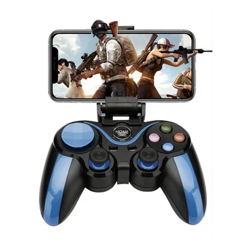 Безжичен геймпад Bluetooth гейм контролер Преносим джойстик за мобилен телефон за iOS и Android TV Box PC Trigger Pubg