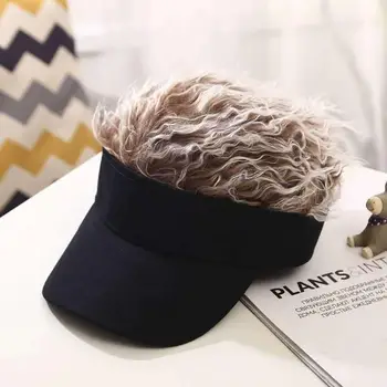 Бейзболна шапка 2022 с шипастыми коса, бейзболна шапка за перука, козирка, памучен мека бейзболна шапка за перука, на новост