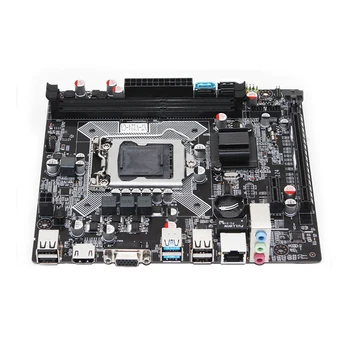 Дънна платка H61 LGA 1155 DDR3 Dual Channels Memory 16G За дънната платка на компютър с процесор LGA1155 I3 I5 I7, Xeon