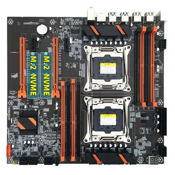 Дънна платка с два процесора X99 + процесор 2XE5 2620 V3 + кабел SATA + Стена + термопаста Поддръжка на слотове LGA 2011 8XDDR4 2011-V3 CPU