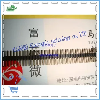(Единична игла 2.54 мм) конектор за крачета 1 * 40 p с покритие 24 юана за опаковка на артикул 200 от цялата опаковка