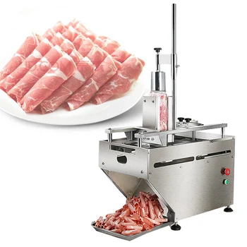 Електрическа мелачка за нарязване на месо, битова машина за нарязване на агнешко месо, зеленчуци, хляб, горещо месо, шунка