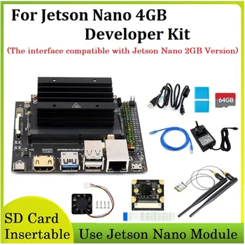 За в jetson Nano Io Lite Developer Kit AI Development Board + камера IMX219 за програмиране на вграден обучение робот, британски щепсел