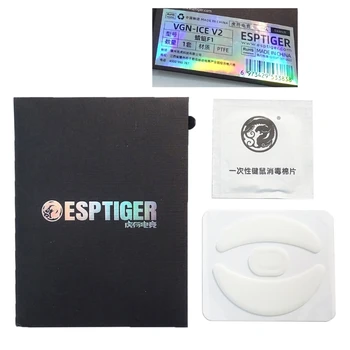 Крачета за мишка Esptiger, детска мишката, кънки, версия на Ice, 1 опаковка, сменяеми крачета за мишка, за мишката VGN Dragonfly F1/Pro/Pro Max