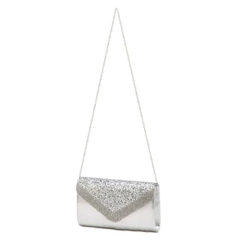 Модерен дамски вечерна чанта-клатч за сватбени партита, чанти през рамо