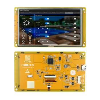 Модул сензорен дисплей с резистивен LCD TFT дисплей HMI 7 Инча Позволява бързо и ценово ефективно да разработват проекти