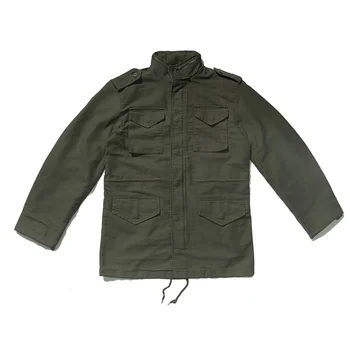 Мъжко памучно палто за есента на качеството, американската военна форма, на армейски зелен цвят, мъжки якета големи размери