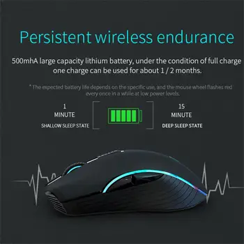 Нова двухрежимная мишката 2.4 G Wireless Bluetooth за лаптоп, настолен компютър, универсална мишка с изключване на звука, детска офис оптична мишка