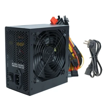 Номинално захранване-600 W 120 mm Вентилатор на захранване за настолен компютър С ниско ниво на шум ATX-600 W на Напълно Модулен захранване за PC игра
