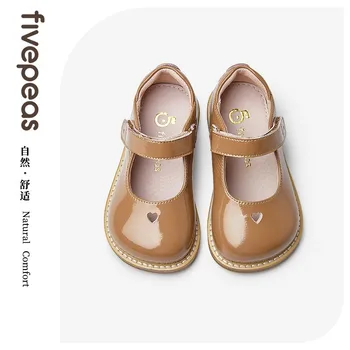 Обувки принцеса с пет боб 2023, нова есенна обувките Мери Джейн за момичета, детски фини обувки с мека подметка, обувки JK за студенти