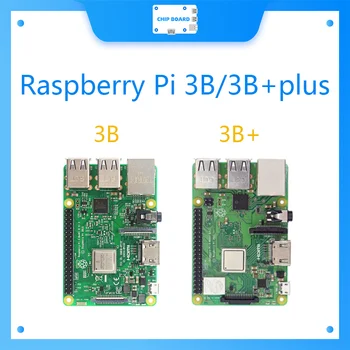 Оригинален Элемент14 Raspberry Pi 3 Модел B/B + Plus, 3Б + трето поколение Pi, 64-битов четириядрен процесор Cortex-а a53 с честота 1,4 Ghz