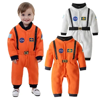 От 6 m до 4 години, облекло астронавти, детски панталони, гащеризони за момчета и момичета, зимата на топло хладен космически костюм, детски подарък за рожден ден