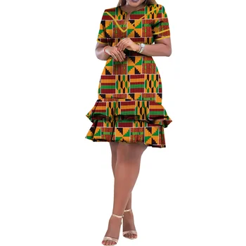 Разпродажба!!! Нови модни африкански рокли Басейн Riche за жени, дамски дрехи, Басейн Riche, Анкара, женствена рокля с къс ръкав, халат за баня, восък