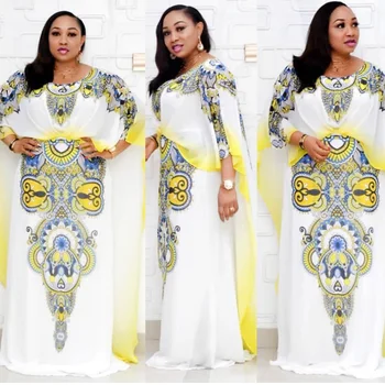 Рокли в африканския стил за жени Дашики дълга рокля Макси Африка роба Свободен вечерна рокля африканска дрехи рокля фея
