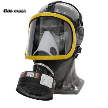 Система за предпазно подаване на въздух полнолицевая противогазная маска респираторная маска, за да проверите за безопасност на работното място Химически радиация маска