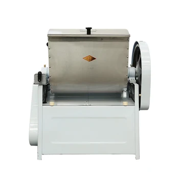 Тестомес Търговски хоризонтална тестомесильная машина с кофа за брашно от неръждаема стомана, електрически хлеборез, Автоматичен кухненски робот