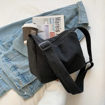 Чанта през рамо с голям капацитет, нова дамски модни проста чанта-месинджър за междуградски пътувания