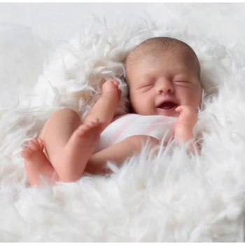 11-инчов комплект за кукли Reborn Baby, намираща неокрашенный формуляр, част кукли bebes reborn silicona, текстилен корпус