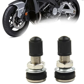 2 елемента 32 мм вентил колело на мотоциклета, бескамерный вентил за гуми на мотоциклет, скутер, прахоустойчив, капачката, кутията състав, автомобилни аксесоари, от с сплав