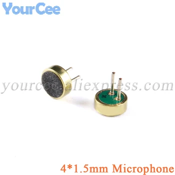 20pcs 4015 микрофон 4 *1,5 мм микрофон кондензаторен электретный звукосниматель за микрофон 4x1,5 мм аксесоари за MP3