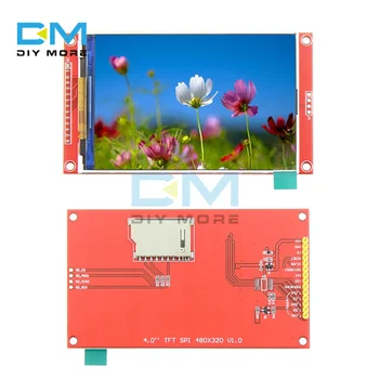 4,0 Инчов MCU SPI сериен LCD модул 480*320 TFT-дисплей със сензорен панел, вграден драйвер ST7796S
