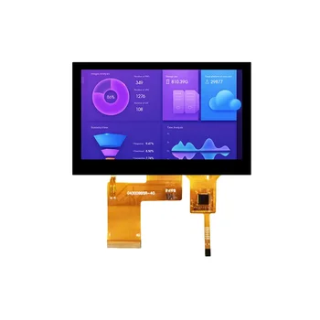 4.3-инчов TFT-LCD екран, интерфейс RGB, резолюция 480x272, жак HD IPS 40PIN с капацитивен сензорен екран