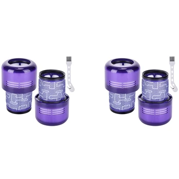 4 опаковки Филтри За Дайсън V11 V15 SV14 SV22 Взаимозаменяеми Моющийся Филтър Резервни Части DY-970013-02 и 97001302