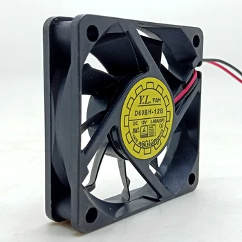 60 мм вентилатор 6 см 6025 12 В Двойна Топка Фен D60BH-12B Проектор, Монитор Кутия Вентилатор за охлаждане