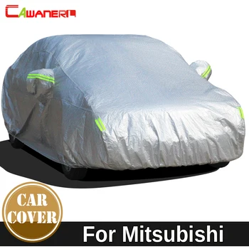 Cawanerl сгъсти памук калъф за кола, водоустойчив, от слънце, сняг, дъжд, градушка, прахоустойчив калъф за Mitsubishi clipse Sigma Pajero