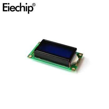 LCD0802A LCD модул IIC I2C интерфейс LCD дисплей Сам синьо/жълто-зелен екран, 8*2 символа за Arduino