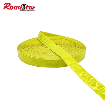Roadstar Широчина 3 см, клетчатая микропризматическая светоотражающая лента от PVC и релефни, пришитая до сумкам за дрехи, шапка RS-6290SM