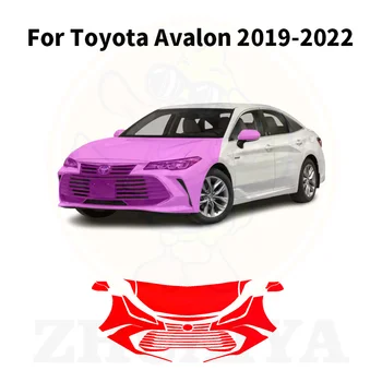 ZHUAIYA 7,5 дебела Предварително Вырезанная Боя Автозащитная Филм Прозрачен Сутиен PPF Комплект Стикери За Toyota Avalon 2019-2022