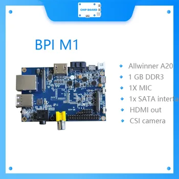 Двухъядерная такса BPI M1 Banana Pi A20 с 1 GB оперативна памет с отворен код BPI M1