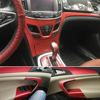 За Buick Regal 2014-2016 Автомобилен стайлинг от въглеродни влакна, вътрешна украса на централната конзола, промяна на цвета, корнизи, етикети