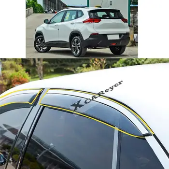 За Chevrolet Trax Tracker 2019 2020 2021 2022 Стикер За Полагане На Купето На Автомобила Пластмасово Стъкло Вятърна Козирка За Защита От Дъжд/Слънце Отдушник