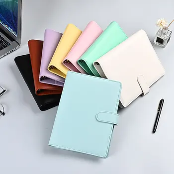 Калъф за лаптоп Macaron с отрывными листа, корейски Ins, ръчно книга без вътрешни страници дневник от изкуствена кожа
