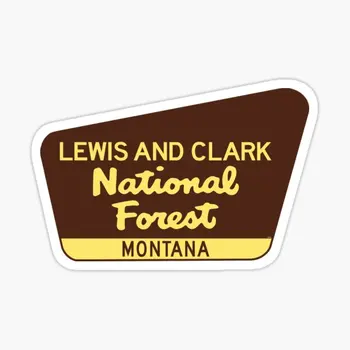 Национален гора на Луис и Кларк, Монтана, 5 бр., автомобилни стикери за детски художествен декор, сладко аниме-декорации, монтаж на стена прозорец, принт за лаптоп