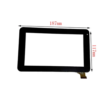 Нов, 7-инчов сензорен дисплей, дигитайзер, стъклен панел за F0194 XDY