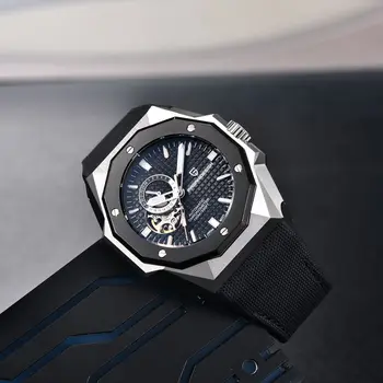 Нови мъжки автоматичен часовник PAGANI 42 мм механизъм TMI NH39, сапфирен кристал, класически циферблат, 100 м, водоустойчив ръчен часовник, часовници за мъже